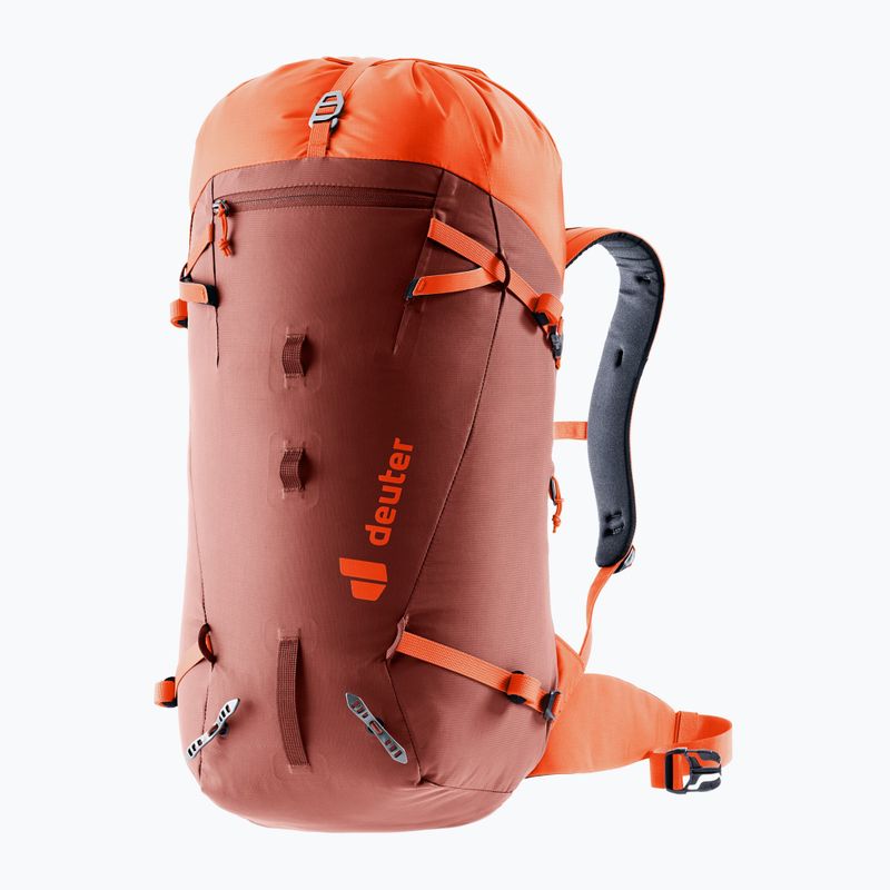 Laipiojimo kuprinė deuter Guide 30 l redwood/papaya