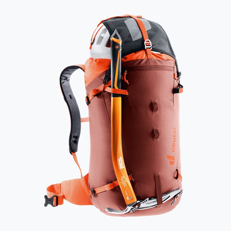 Laipiojimo kuprinė deuter Guide 30 l redwood/papaya 4