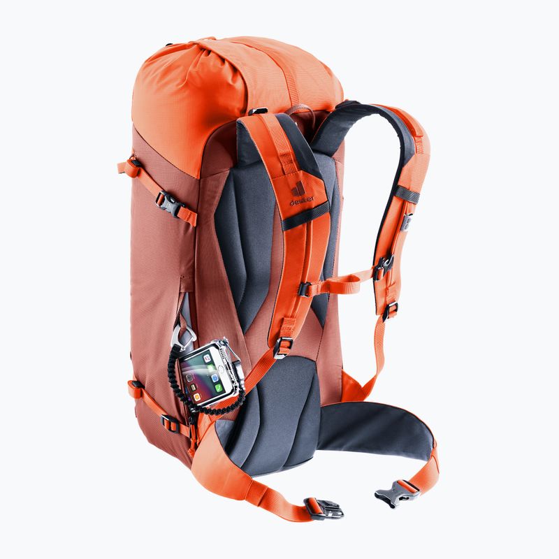 Laipiojimo kuprinė deuter Guide 30 l redwood/papaya 7