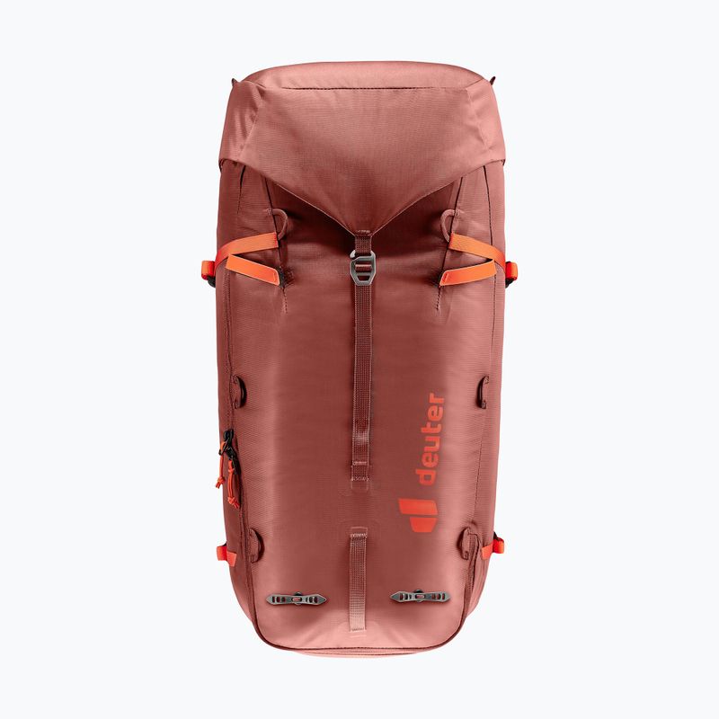 Laipiojimo kuprinė deuter Guide 34+8 l redwood/papaya