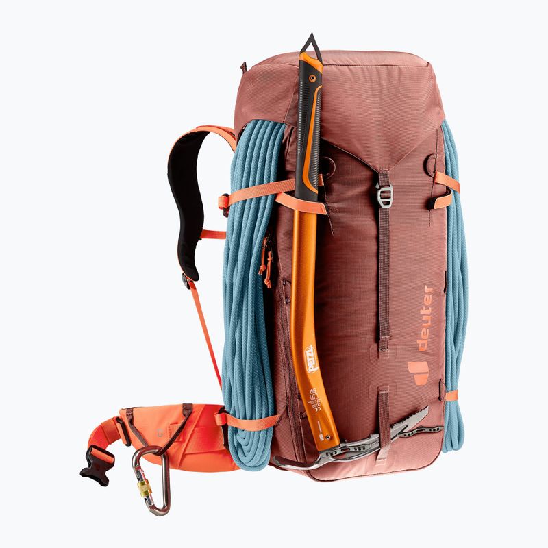 Laipiojimo kuprinė deuter Guide 34+8 l redwood/papaya 6