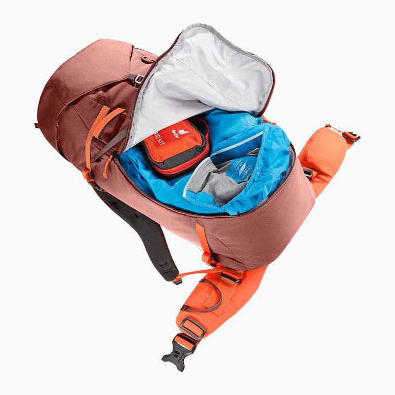 Laipiojimo kuprinė deuter Guide 34+8 l redwood/papaya 7