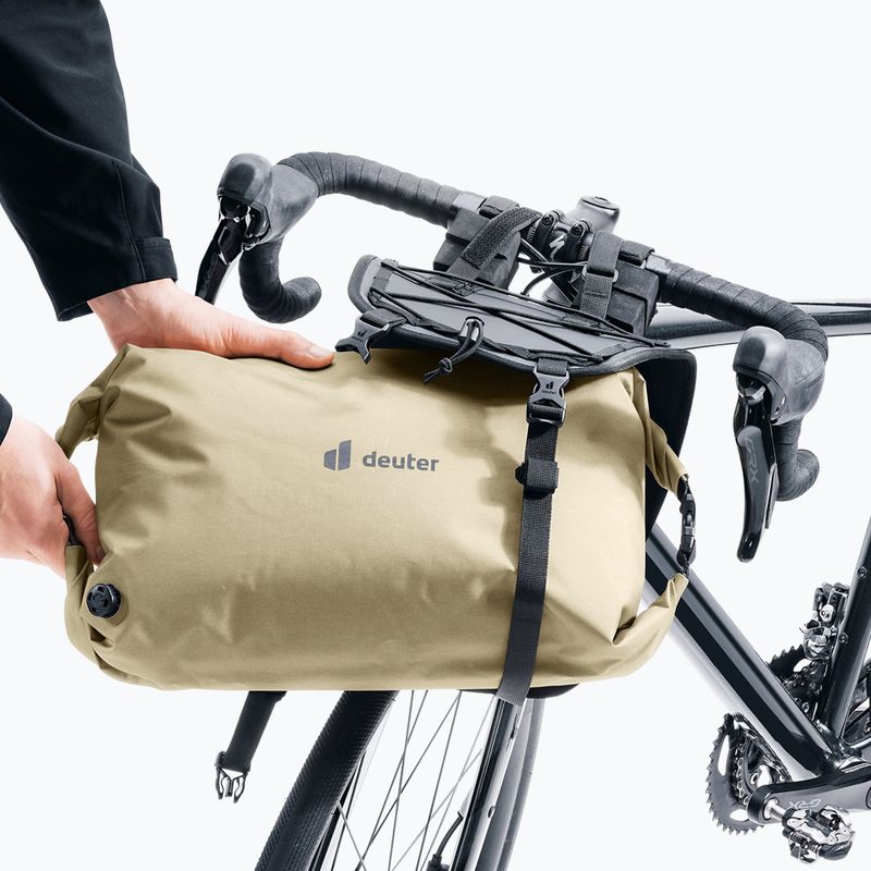 Deuter Cabezon HB 14L dviračių krepšys su vairu, smėlio spalvos 323102367040 6