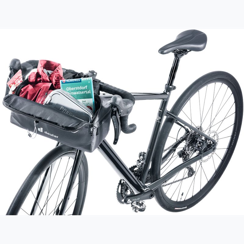 Deuter Mondego HB 8L dviračių krepšys su vairu, juodas 323222370000 4