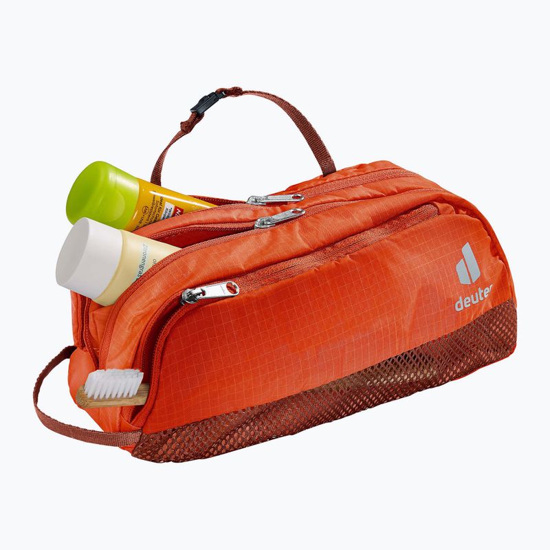 Turistinė kosmetinė deuter Wash Bag Tour III papaya/ redwood 2