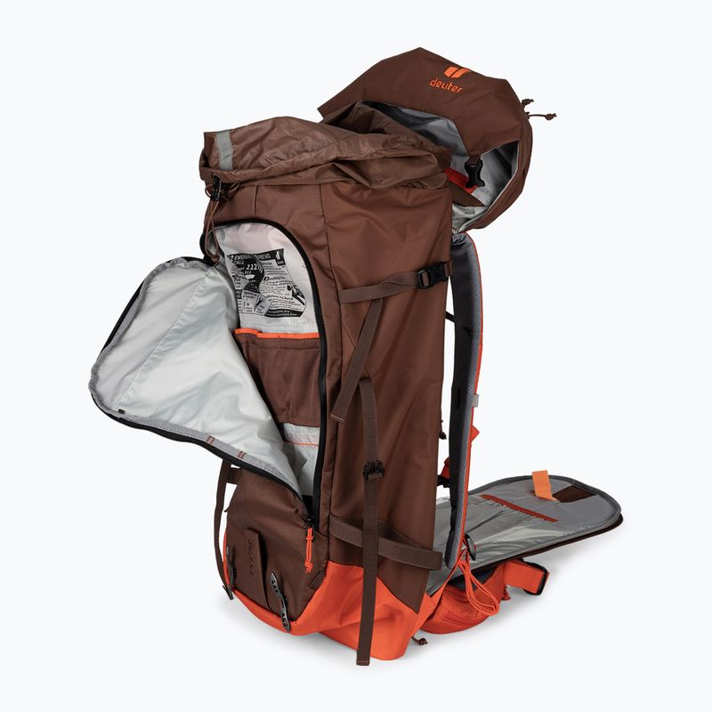 Deuter Freescape Pro 40+ l parašiutininko kuprinė 330032269020 umbra/papaya 4