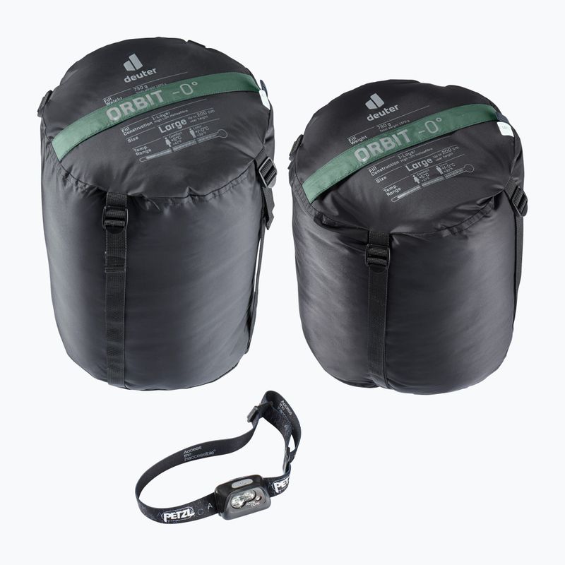 Miegmaišis deuter Orbit 0° EL ivy/ink 6