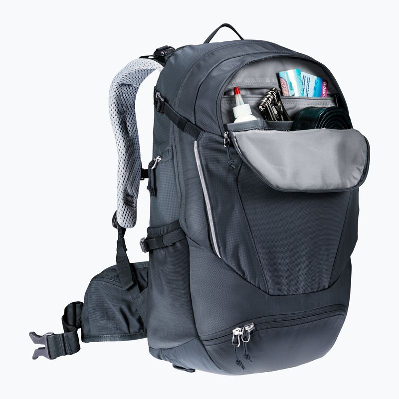 Moteriška dviračių kuprinė deuter Trans Alpine 22 l SL black 13