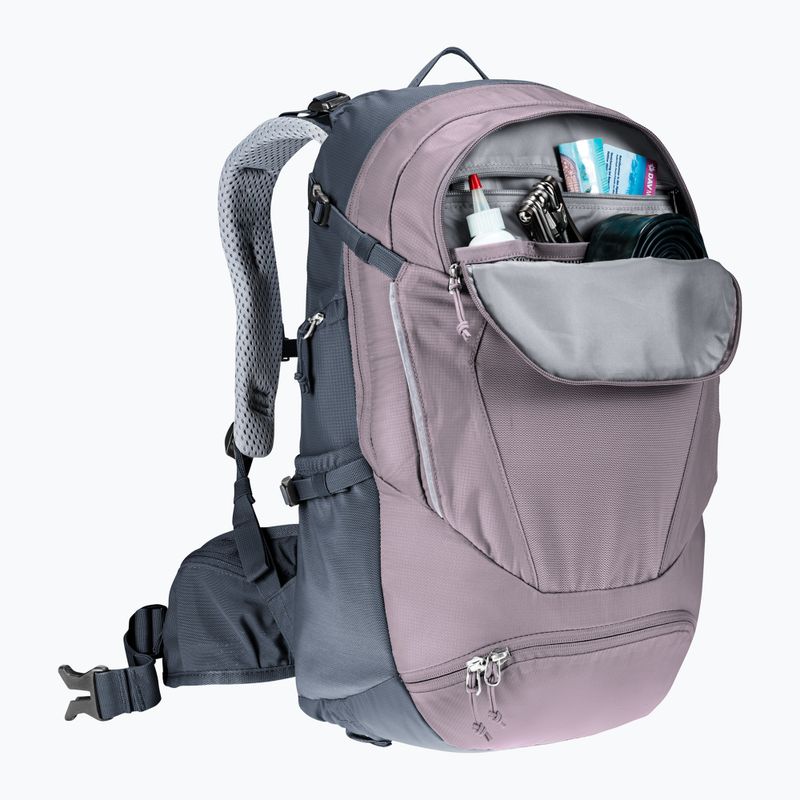 Moteriška dviračių kuprinė deuter Trans Alpine 22 l SL lavender/ink 14