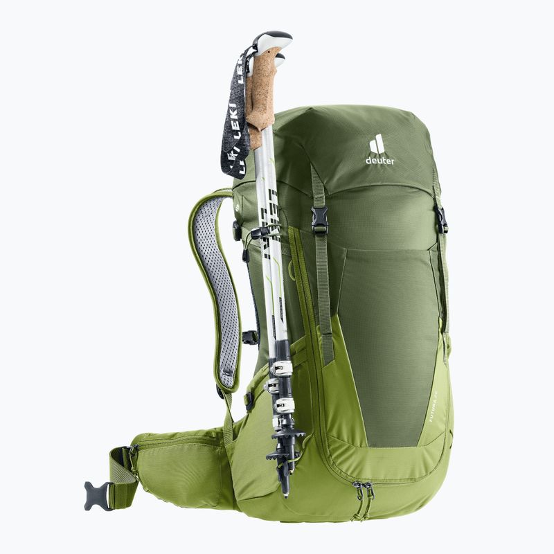 Žygio kuprinė deuter Futura 26 l khaki/meadow 6