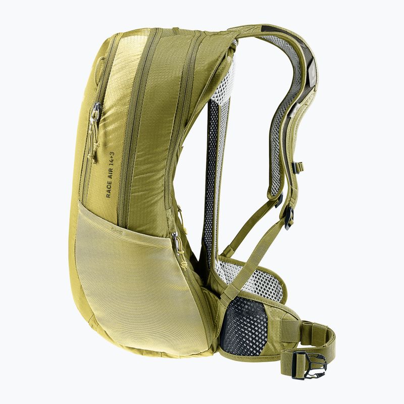 Dviračių kuprinė deuter Race Air 14 + 3 l linden/cactus 8