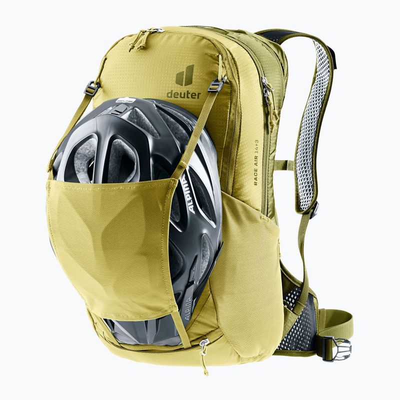 Dviračių kuprinė deuter Race Air 14 + 3 l linden/cactus 10
