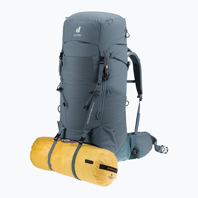 "Deuter Aircontact Core 50+10 l graphite/shale" trekingo kuprinė 11