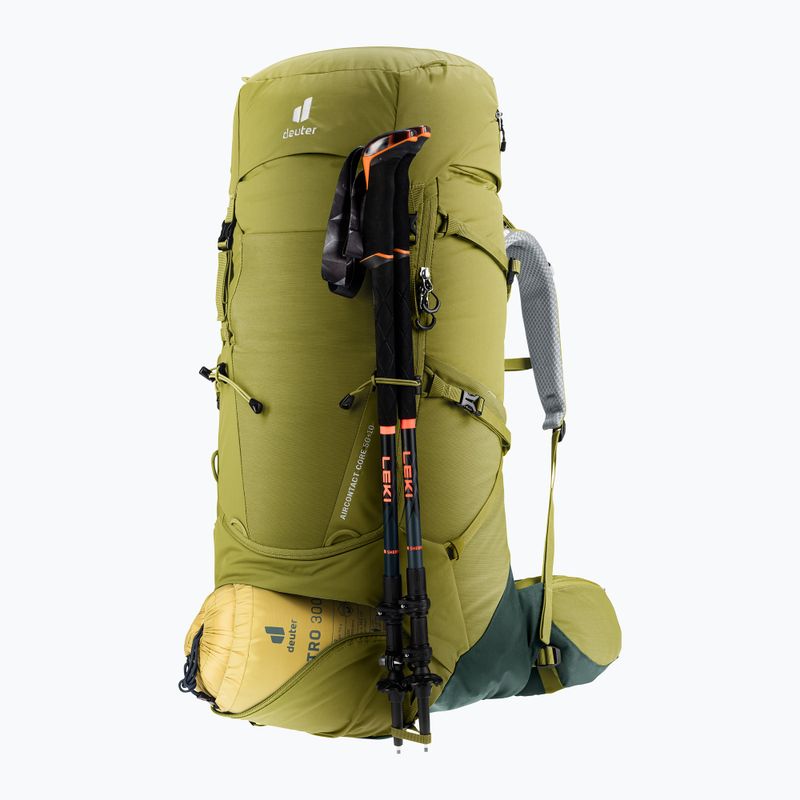 Deuter Aircontact Core 50+10 l cactus/ivy trekingo kuprinė 7