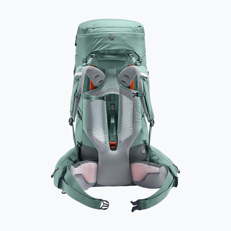 Moteriška žygio kuprinė deuter Aircontact Core 55+10 l SL jade/graphite 2
