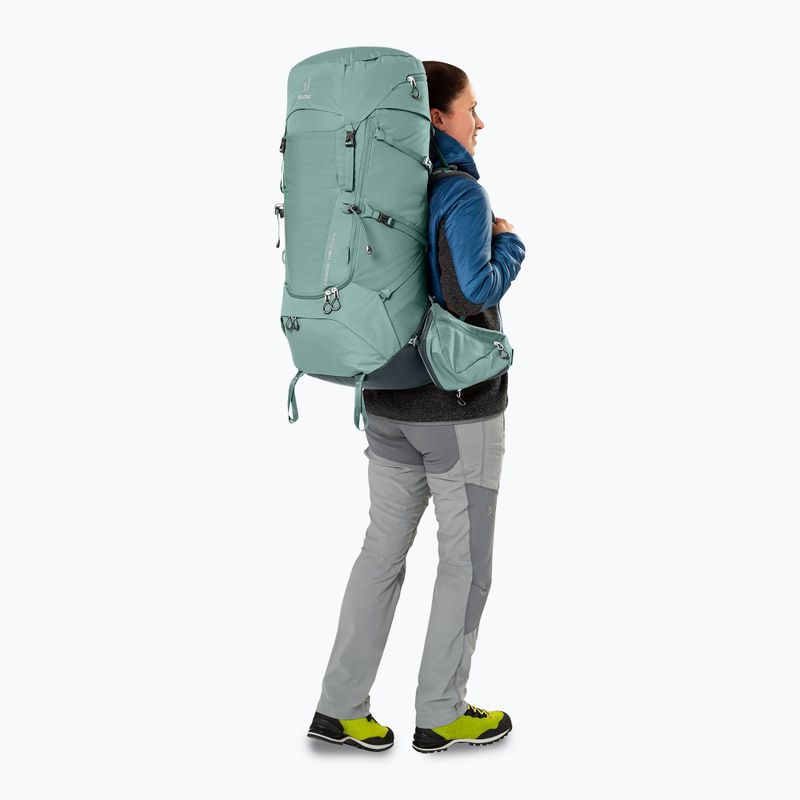 Moteriška žygio kuprinė deuter Aircontact Core 55+10 l SL jade/graphite 10