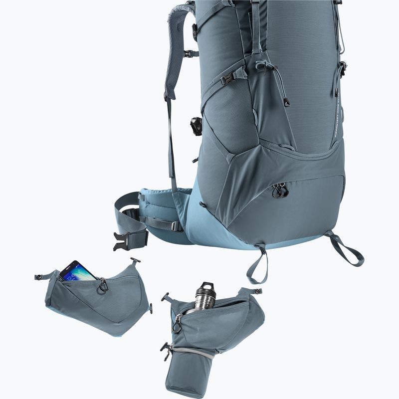 Deuter Aircontact Core 60+10 l graphite/shale trekingo kuprinė 11
