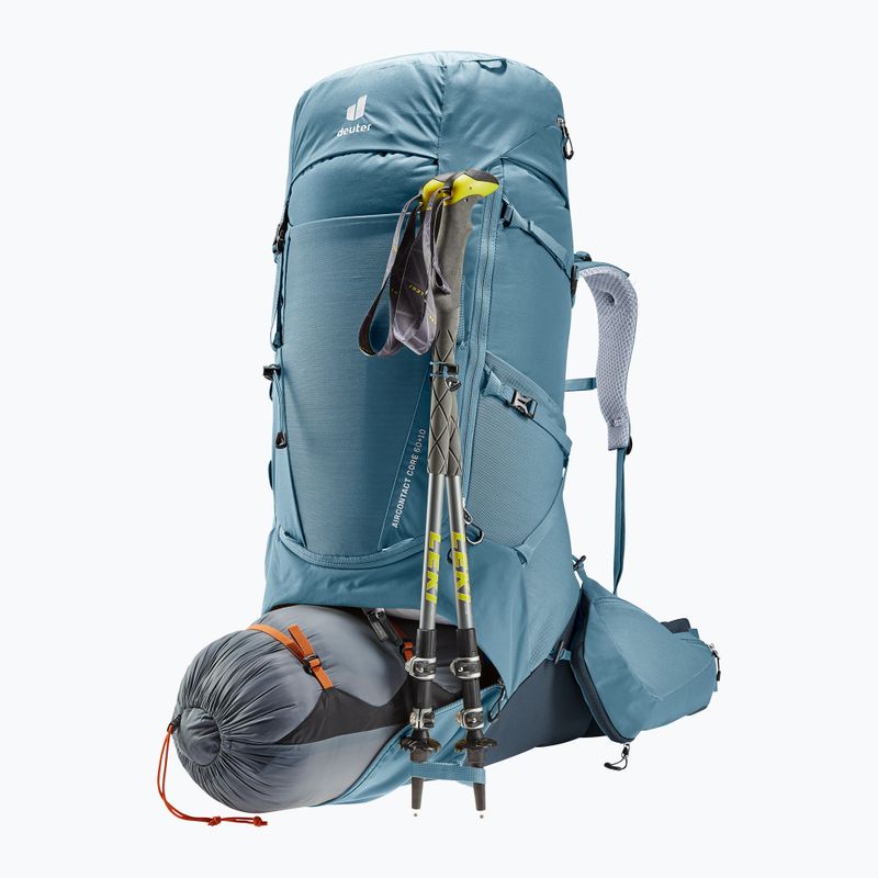 Žygio kuprinė deuter Aircontact Core 60+10 l atlantic-ink 9