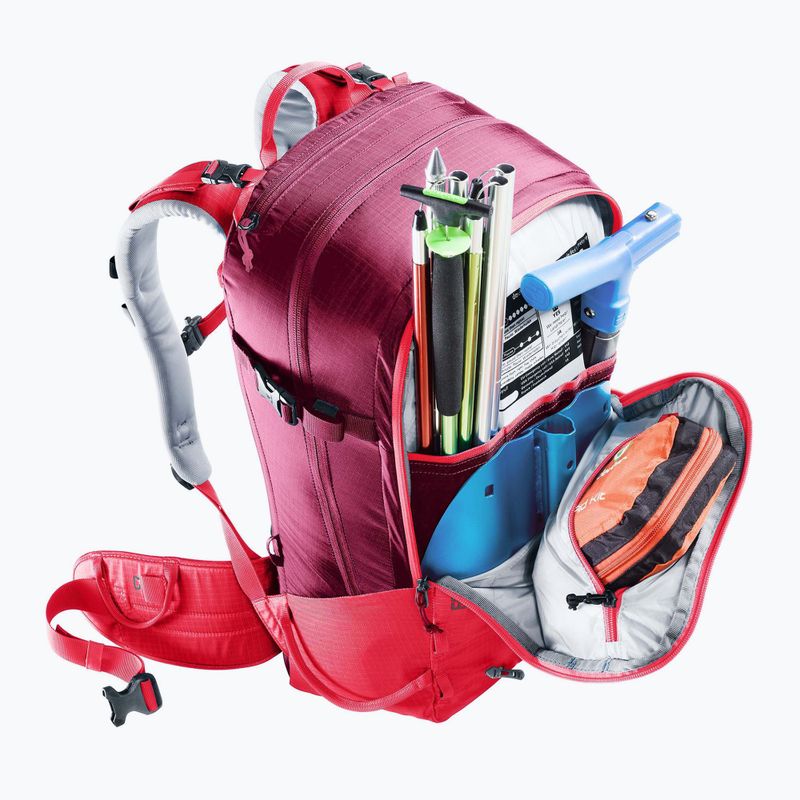 Moteriška ski touring kuprinė deuter Freerider 28 l SL hibiscus/ ruby 10