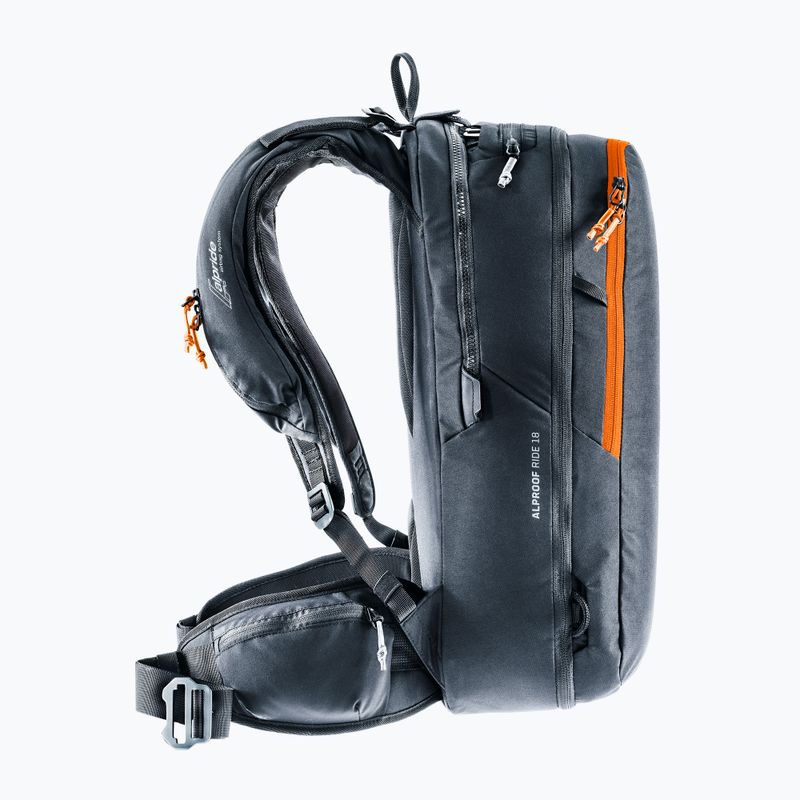 Lavininė kuprinė deuter Alproof Ride 18 l black 4