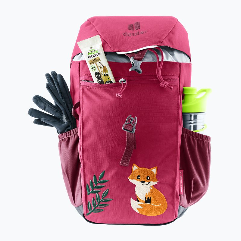 Vaikiška kuprinė deuter Waldfuchs 10 l ruby/ maron 8