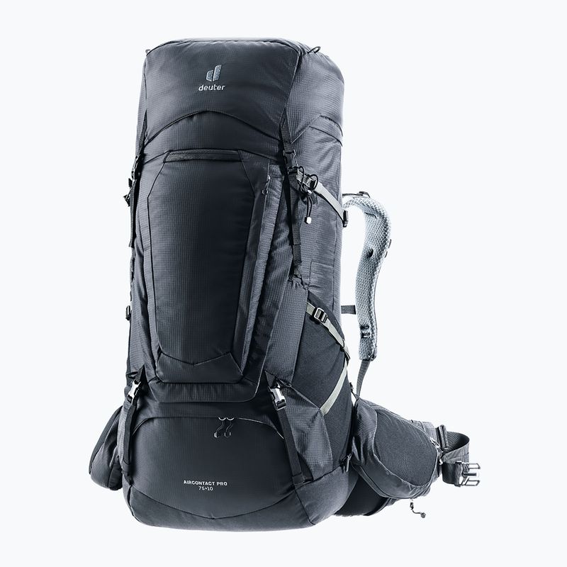 "Deuter Aircontact Pro 75 + 10 l trekingo kuprinė juoda