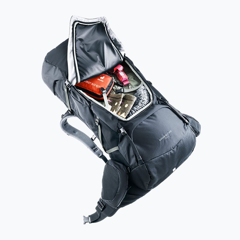 "Deuter Aircontact Pro 75 + 10 l trekingo kuprinė juoda 7