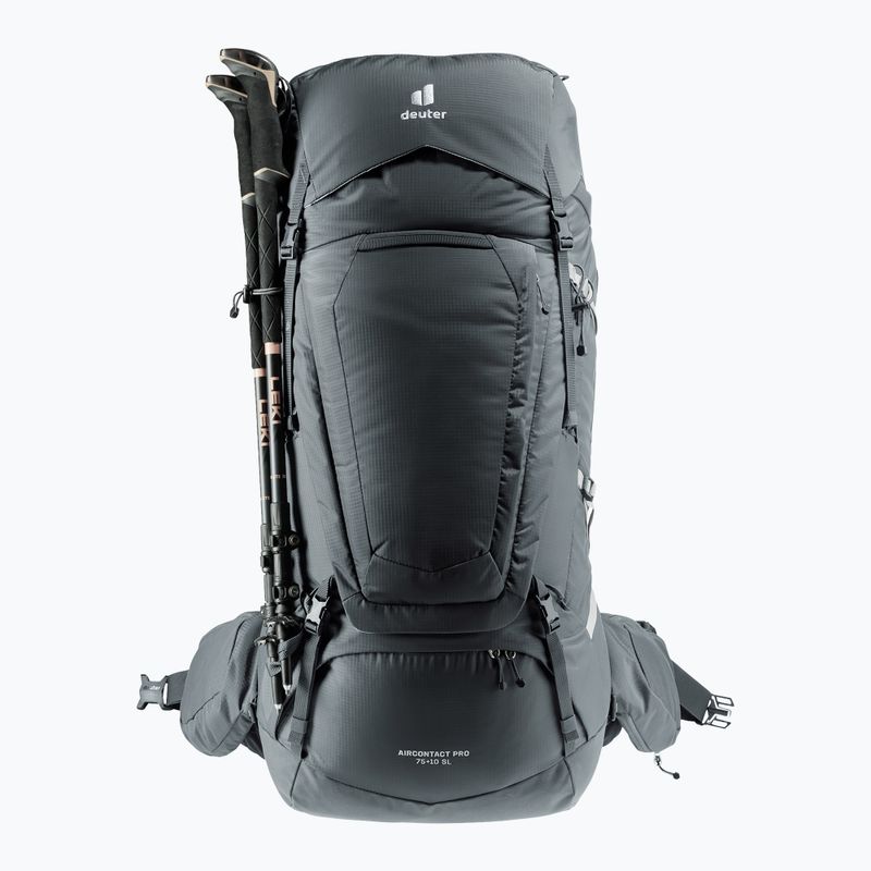 Moteriška žygio kuprinė deuter Aircontact Pro 75 + 10 l SL graphite 14
