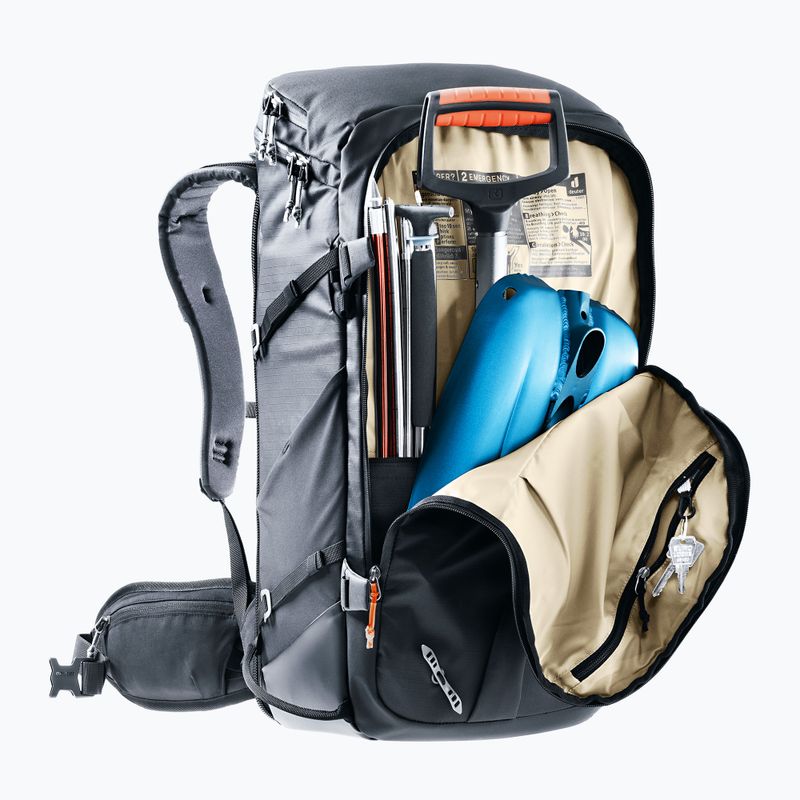 Turistinė kuprinė deuter Jaupack Pro 34+14 l black 10