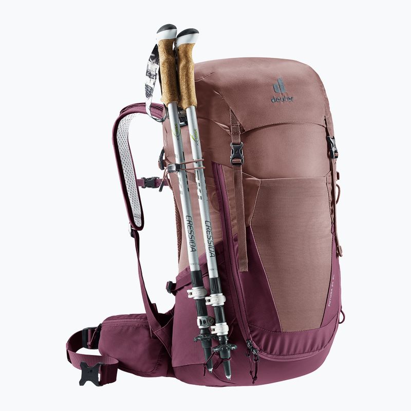 Turistinė kuprinė deuter Futura 24 l SL ash rose/cassis 9