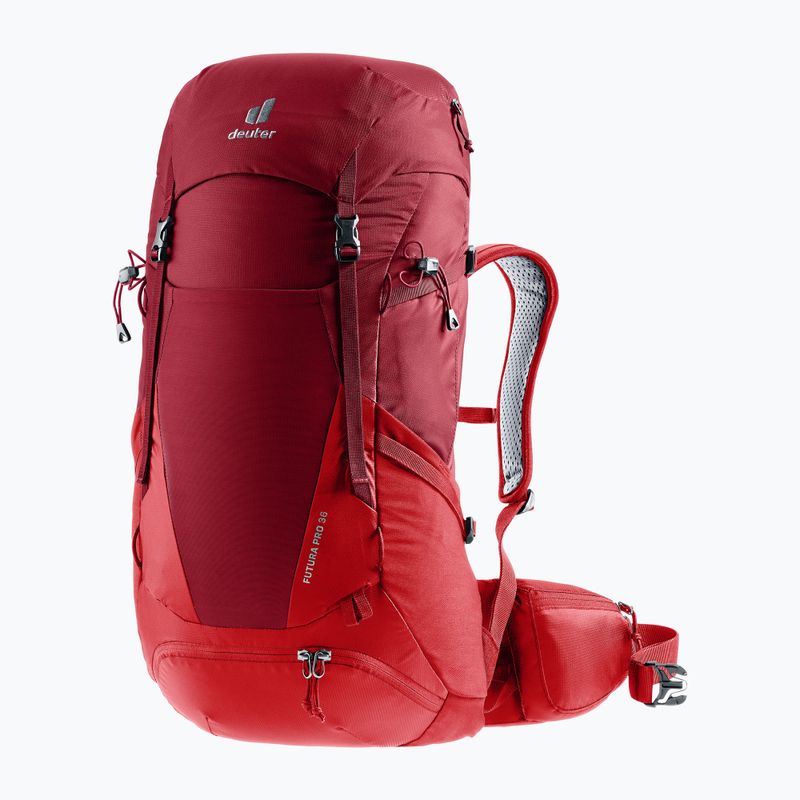 Turistinis kuprinė deuter Futura Pro 36 l masala/vyšnia 4