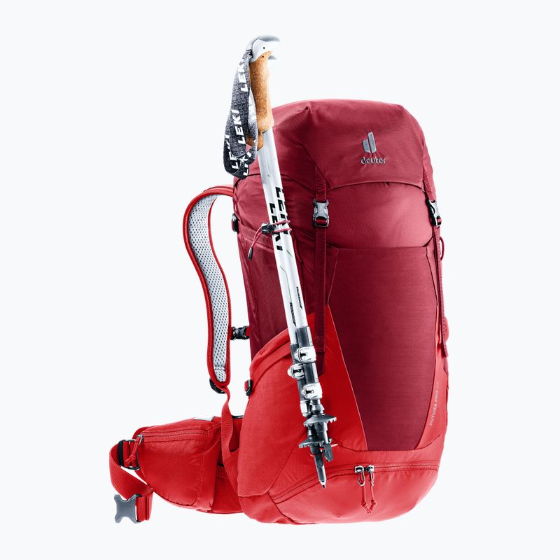 Turistinis kuprinė deuter Futura Pro 36 l masala/vyšnia 8