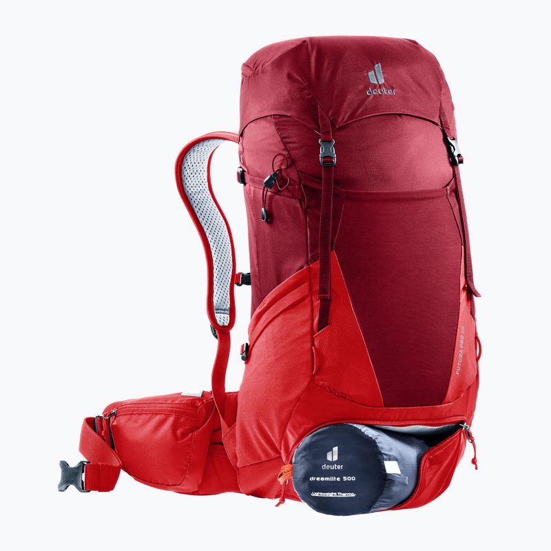 Turistinis kuprinė deuter Futura Pro 36 l masala/vyšnia 10