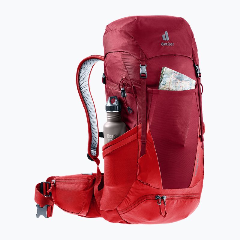 Turistinis kuprinė deuter Futura Pro 36 l masala/vyšnia 11