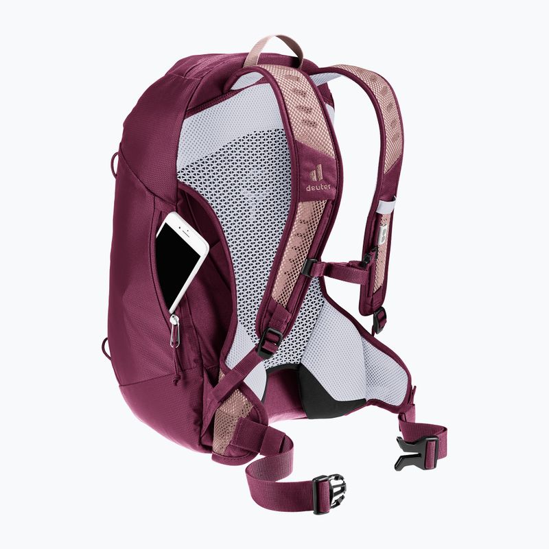 Moteriška turistinė kuprinė deuter AC Lite 15 l SL ashrose-cassis 12