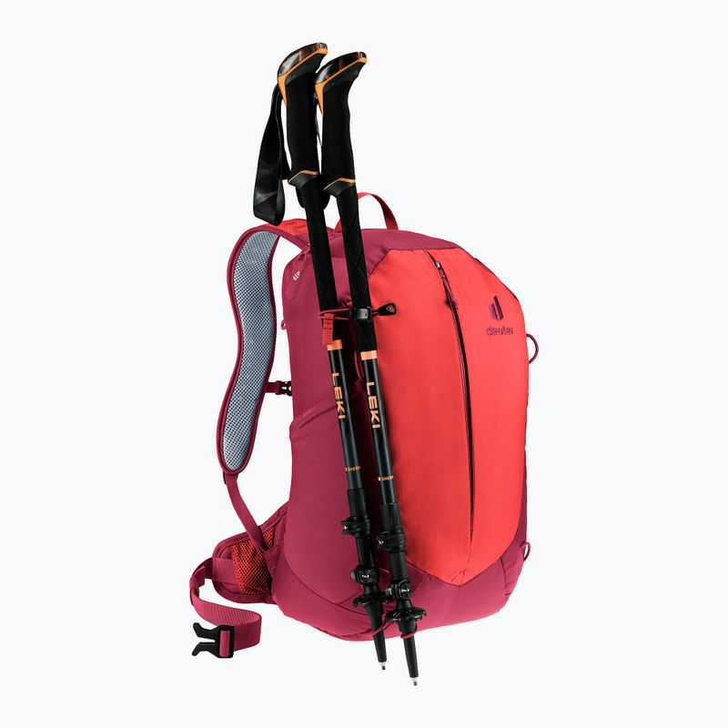 Turistinė kuprinė deuter AC Lite 17 l cherry-masala 10