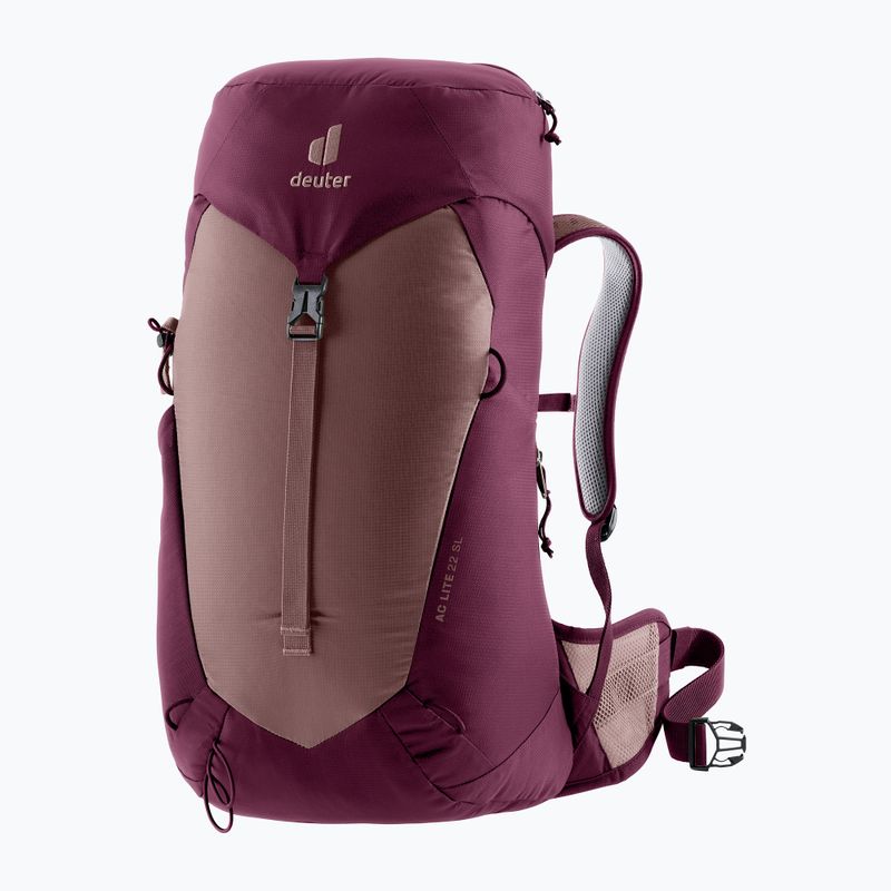 Moteriška turistinė kuprinė deuter AC Lite 22 l SL ashrose-cassis
