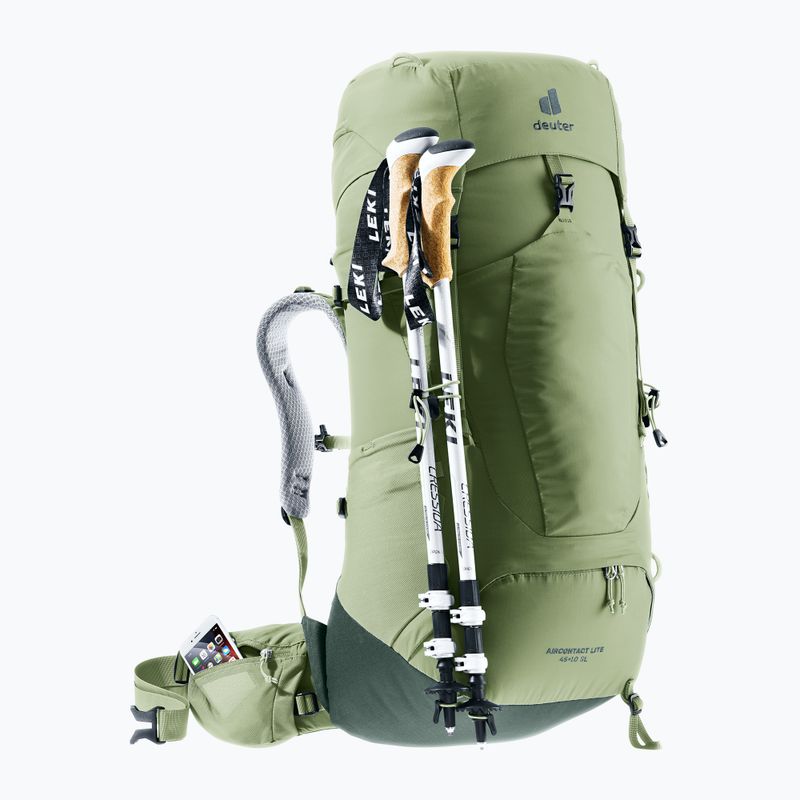 Moteriška žygio kuprinė deuter Aircontact Lite 45 + 10 SL grove/ivy 8