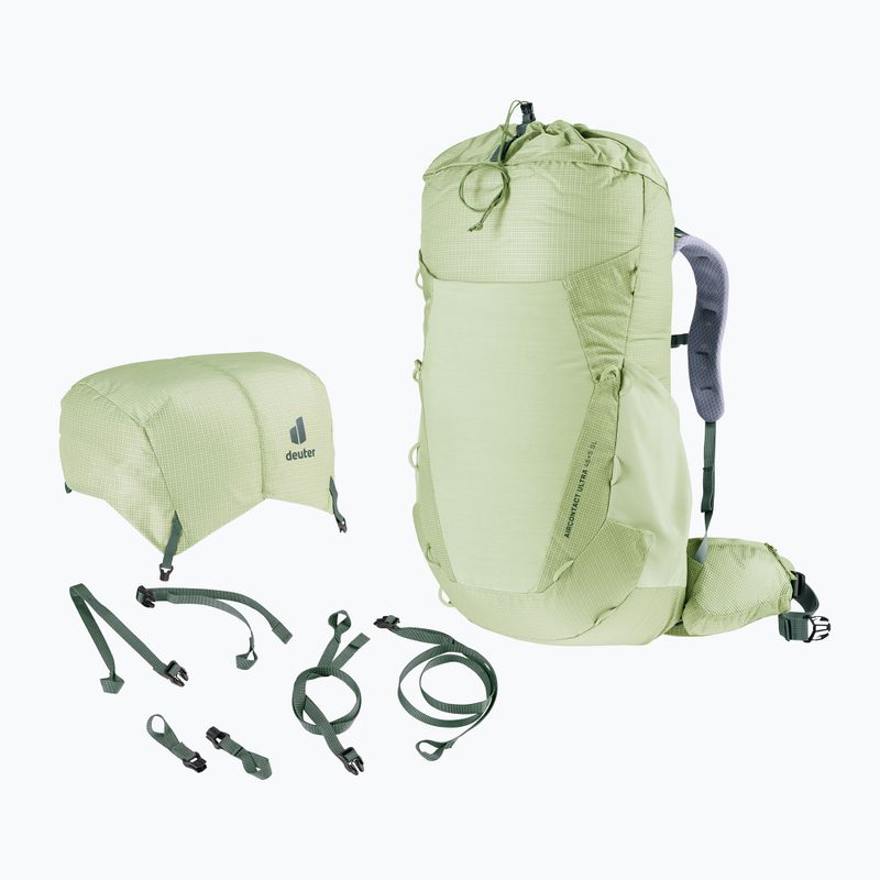 Moteriška turistinė kuprinė deuter Aircontact Ultra 45 + 5 l SL mineral-ivy 9