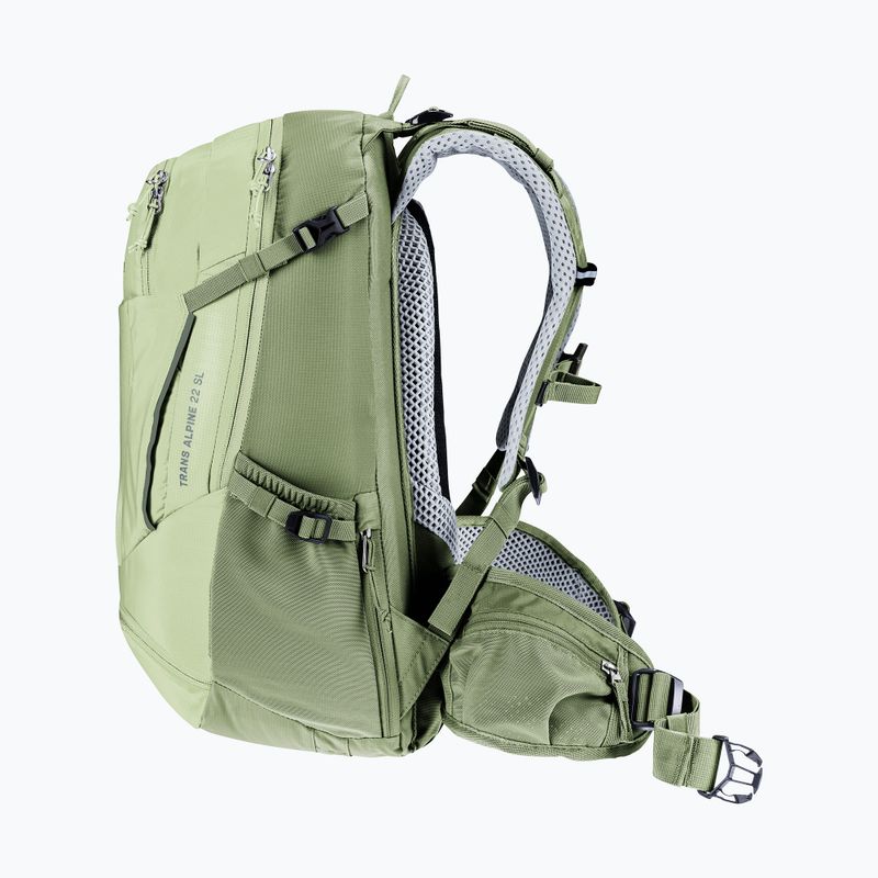 Moteriška dviračio kuprinė deuter Trans Alpine 22 l SL mineral/grove 7