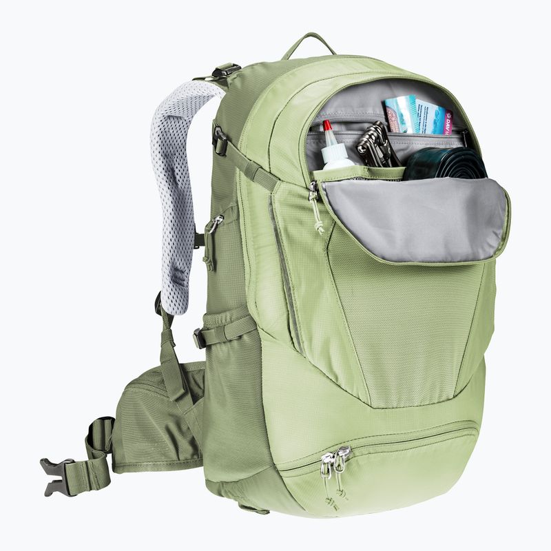 Moteriška dviračio kuprinė deuter Trans Alpine 22 l SL mineral/grove 9