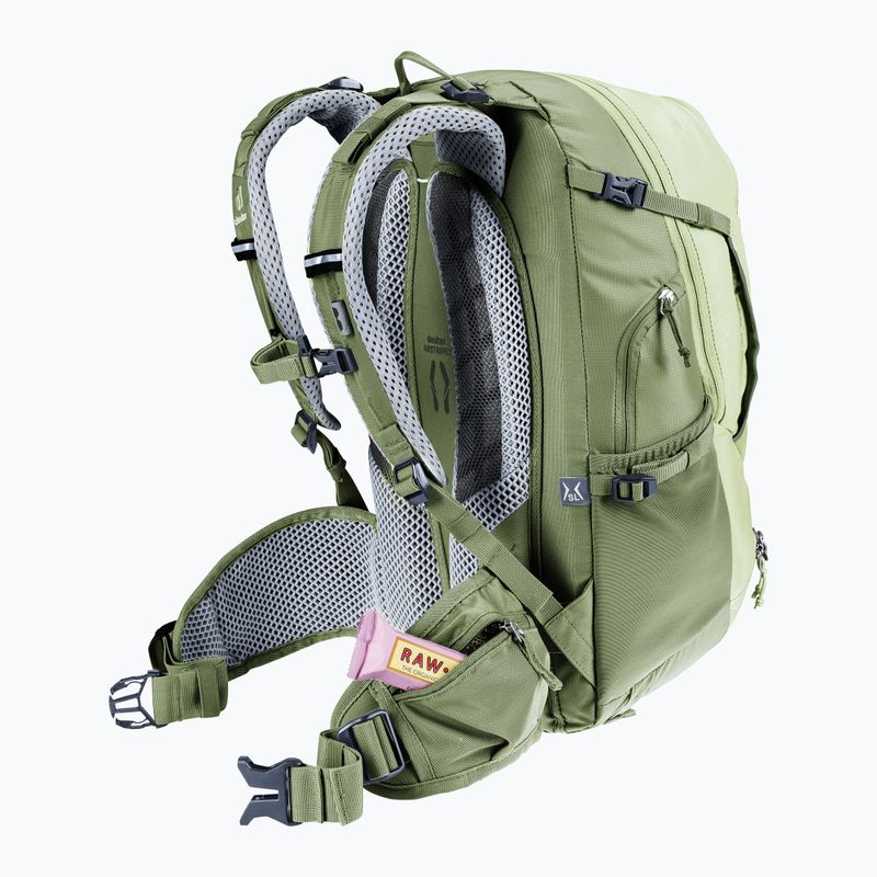 Moteriška dviračio kuprinė deuter Trans Alpine 22 l SL mineral/grove 14