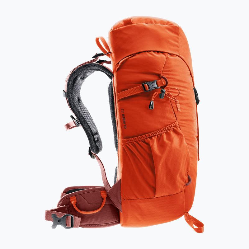 Turistinis kuprinė deuter Climber 22 l papaja/raudonmedis 6