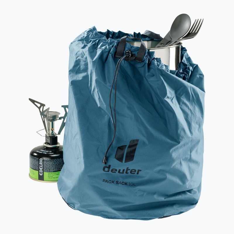 Vandeniui atsparus maišas deuter Pack Sack 10 l atlantic 2