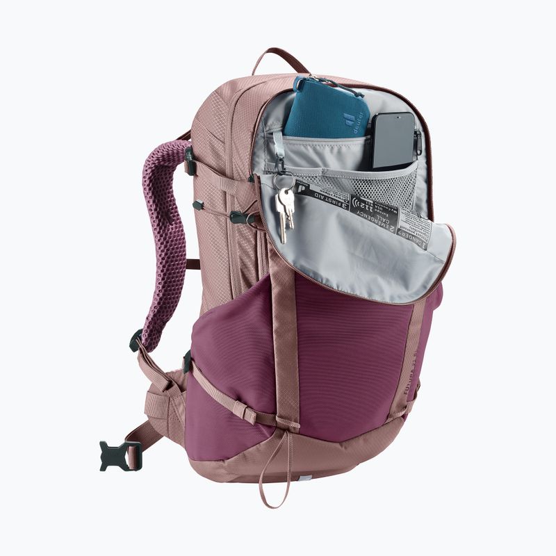 Turistinė kuprinė deuter Futura 21 l SL cassis/ashrose 10