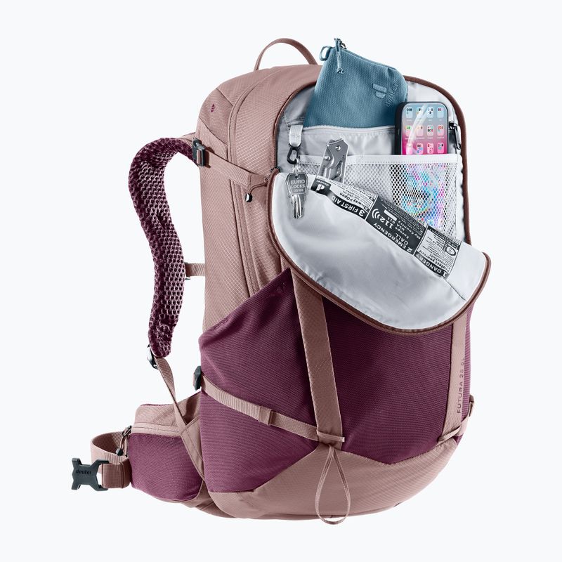 Turistinė kuprinė deuter Futura 25 l SL cassis/ashrose 8
