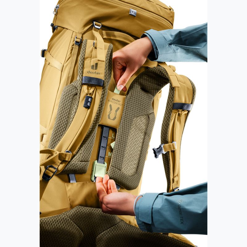 Žygio kuprinė deuter Aircontact Core 55 + 10 l SL savanna/nori 11