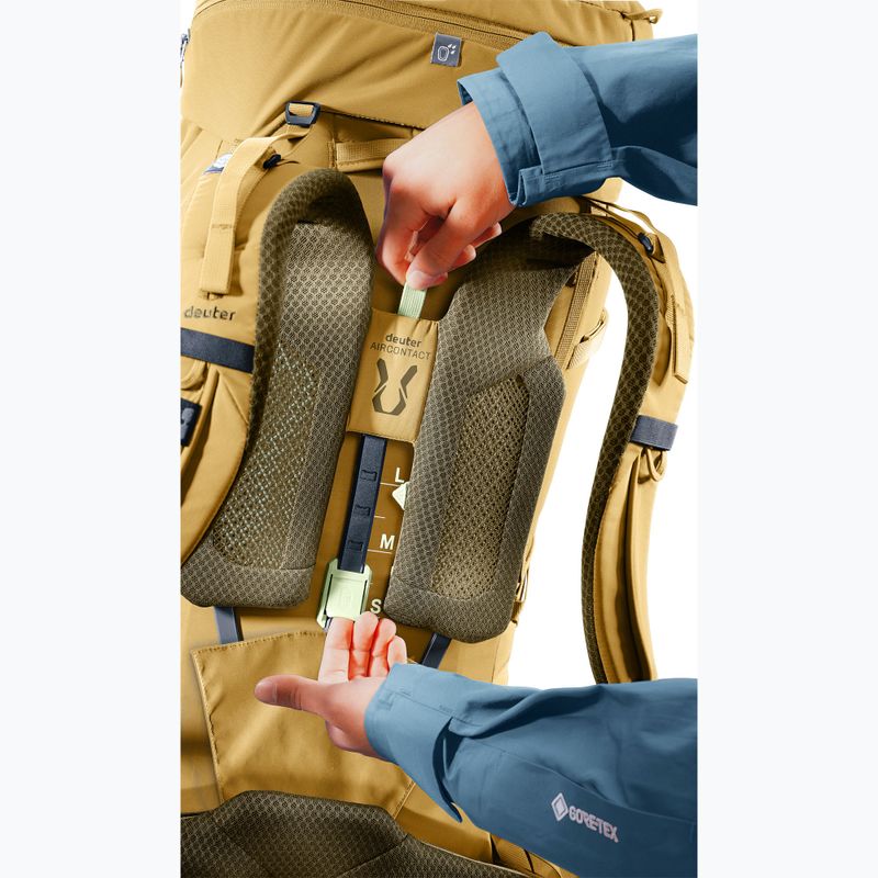 Žygio kuprinė deuter Aircontact Core 60 + 10 l savanna/nori 15