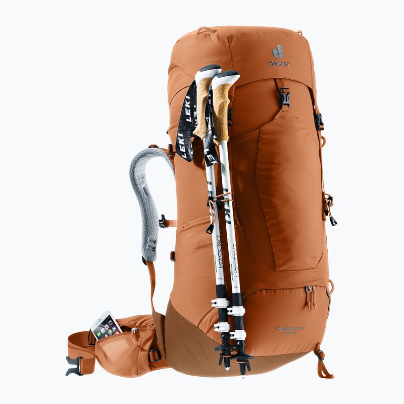 Moteriška žygio kuprinė deuter Aircontact Lite 45 + 10 l SL pecan/mocha 7