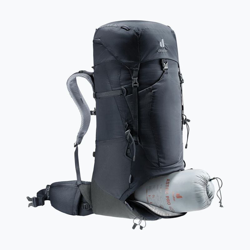 Žygio kuprinė deuter Aircontact Lite 50 + 10 l black/graphite 7